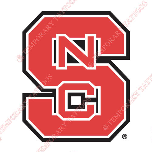 North Carolina State Wolfpack Customize Temporary Tattoos Stickers NO.5506